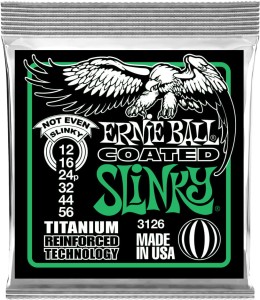 Ernie Ball Coated Titanium 12-56 /3126/ – struny do gitary elektrycznej