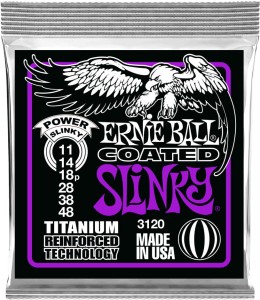 Ernie Ball Coated Titanium 11-48 /3120/ – struny do gitary elektrycznej