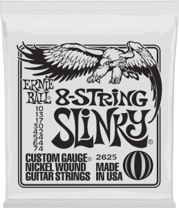 Ernie Ball 10-74 8-String Slinky /2625/ – struny do gitary elektrycznej 8-strunowej