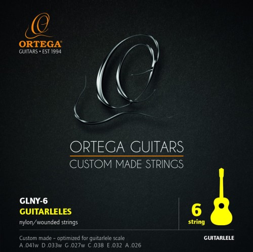 Struny do guitalele Ortega GLNY-6 Guitarlele String Set