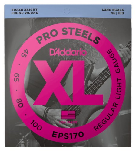 D'Addario EPS170 45-100 – struny do gitary basowej