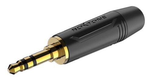 Roxtone RMJ3PS-BG – wtyk jack 3,5 mm stereo