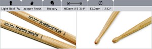 Pałki Rohema Rock Hickory LR7A Light Rock