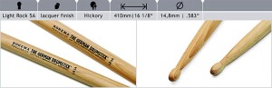Pałki Rohema Rock Hickory LR5A Light Rock