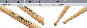 Pałki Rohema Rounded Tip Hickory 737 Lytton