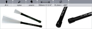 Miotełki perkusyjne Rohema Brushes Nylon Jazz JB4