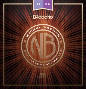 D'Addario NB1152 Nickel Bronze 11-52 struny do gitary akustycznej