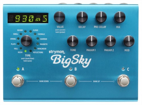 Strymon Big Sky - gitarowy procesor pogłosowy