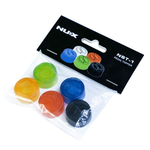 NUX NST-1 Pedal Topper – nakładki na przełączniki nożne (5 szt.)