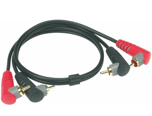 Klotz AT-CCA0300 – kabel audio 2 x RCA kątowy / 2 x RCA kątowy 3  m