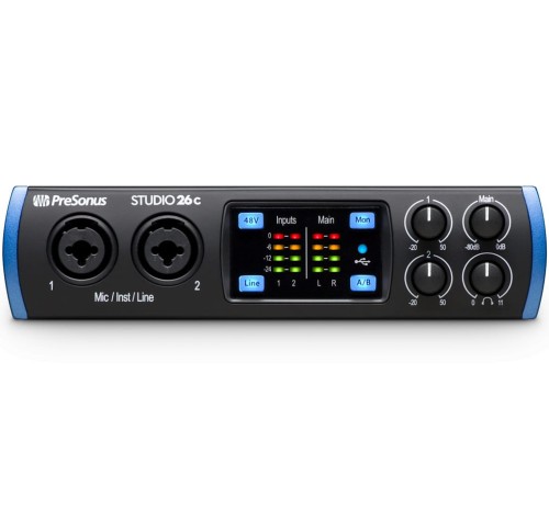 PreSonus Studio 26c – interfejs audio USB-C