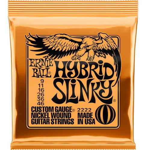 Ernie Ball 9-46 Hybrid Slinky /2222/ – struny do gitary elektrycznej