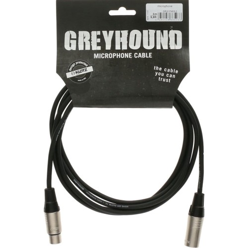 Klotz Greyhound GRG1FM01.5 – kabel mikrofonowy XLR / XLR 1,5 m