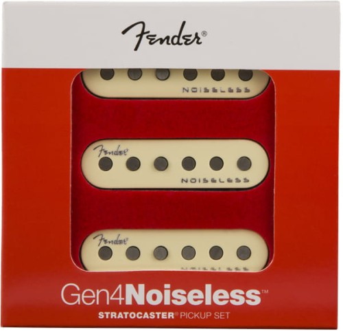 Fender GEN 4 Noiseless Stratocaster Pickups – przetworniki gitarowe (zestaw)