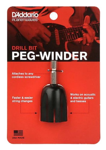 D'Addario PW-DBPW-01 Drill Bit Peg Winder – korbka do nawijania strun