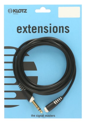 Klotz AS-EX60600 – przedłużacz słuchawkowy jack 6,3 mm / gniazdo mini jack 3,5 mm – 6 m