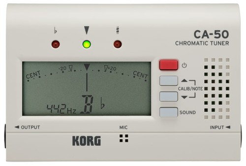 Korg CA-50 – tuner