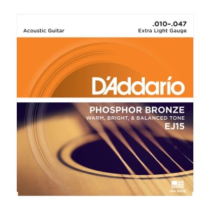 D'addario EJ15 10-47 – struny do gitary akustycznej