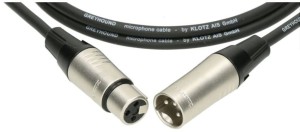 Kabel mikrofonowy Klotz Greyhound GRG1FM01.0 – XLR / XLR 1 m