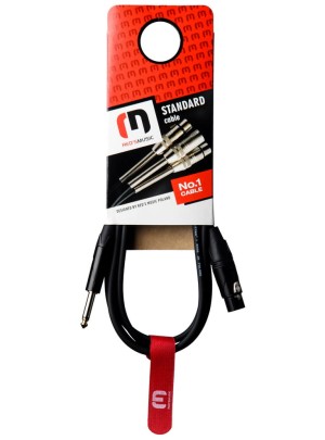 Kabel mikrofonowy Red’s Music MC1240BX – XLR F / Jack mono 6,3 mm – 4 m