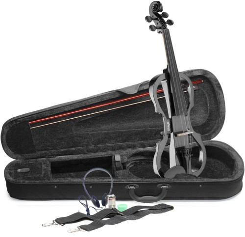 Skrzypce elektryczne Stagg EVN X-4/4 MBK