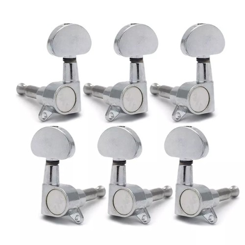 Klucze do gitary elektrycznej i akustycznej Kera Audio DSQ-GT01 Silver (3+3)