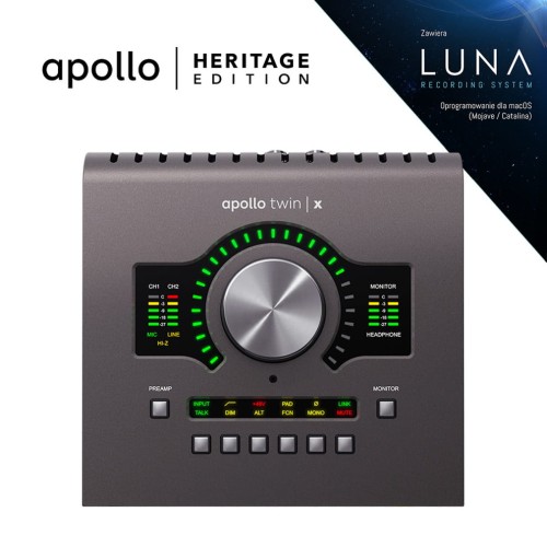 Universal Audio Apollo Twin X Duo Heritage Edition – interfejs audio Thunderbolt 3