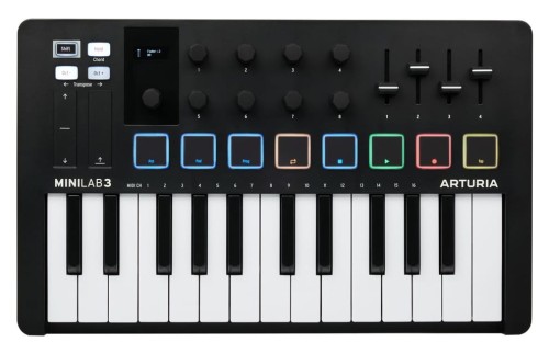 Arturia MiniLab 3 Black – klawiatura sterująca