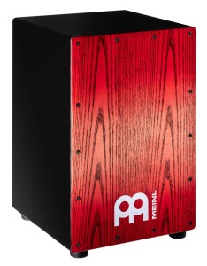 Meinl MCAJ100BK-TRF Headliner Series Tango Red Fade – cajon