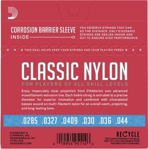 D'addario EJ27H – struny do gitary klasycznej