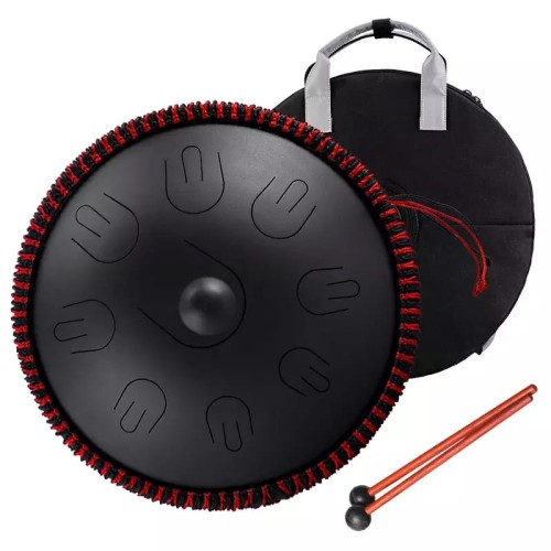 Hluru TAH9-14-InkBlack 9 ton 14" – handpan / steel tongue drum