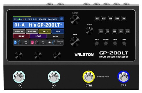 Valeton GP-200LT – multiefekt gitarowy