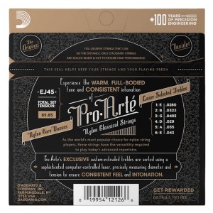 D'addario Pro Arte EJ45 – struny do gitary klasycznej