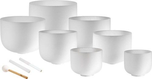 Zestaw mis medytacyjnych Meinl CSBSETCHA Chakra Set: C4, D4, E4, F4, G4, A4, B4 / 432Hz