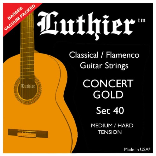 Luthier LU-40 Concert Gold Set 40 – struny do gitary klasycznej