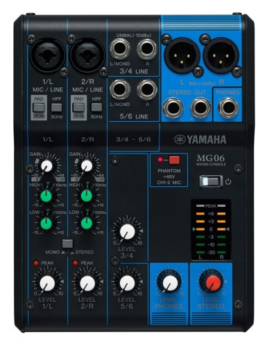 Yamaha MG06 – mikser