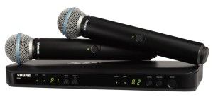 Shure BLX288E/B58-H8E – mikrofon bezprzewodowy podwójny