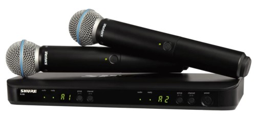 Shure BLX288E/B58-H8E – mikrofon bezprzewodowy podwójny