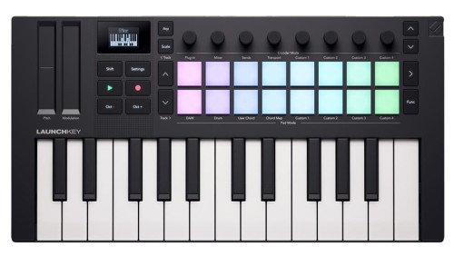 Novation Launchkey Mini 25 Mk4 – klawiatura sterująca