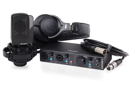 Arturia MiniFuse Recording Pack Black – zestaw do home recordingu