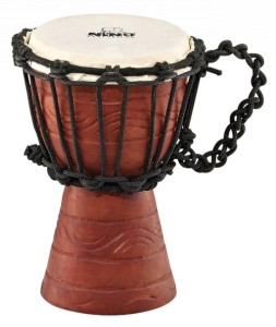 Djembe Meinl Nino NINO-ADJ2-XXS 4 1/2” Water Rhythm Series Original African Style
