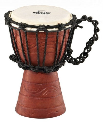 Djembe Meinl Nino NINO-ADJ2-XXS 4 1/2” Water Rhythm Series Original African Style