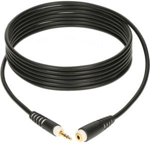 Klotz AS-EX10300 – przedłużacz słuchawkowy mini jack 3,5 mm / gniazdo mini jack 3,5 mm – 3 m