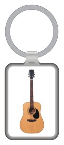 Breloczek z gitarą akustyczną
