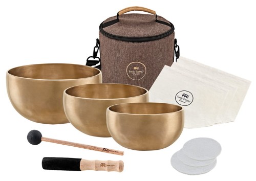 Misy tybetańskie Meinl Sonic Energy 3-piece Yoga Nidra Singing Bowl Set SB-Y1