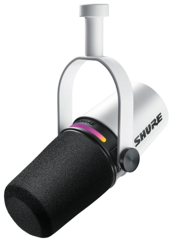 Shure MV7+-W – mikrofon dynamiczny