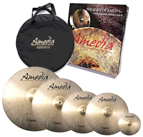 Zestaw talerzy perkusyjnych Amedia Classic Set 14”, 16”, 20” + 8”
