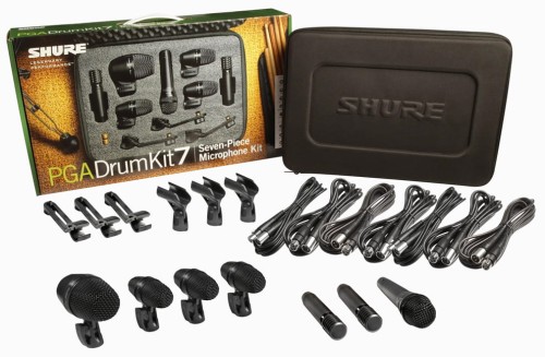 Shure PGADRUMKIT7 – zestaw mikrofonów do perkusji