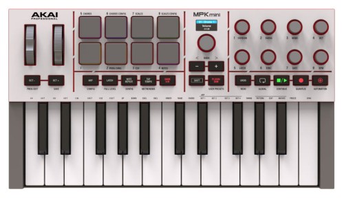 Akai Professional MPK Mini IV Gray – klawiatura sterująca