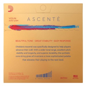 Struny do skrzypiec D'Addario Ascente A310 4/4M